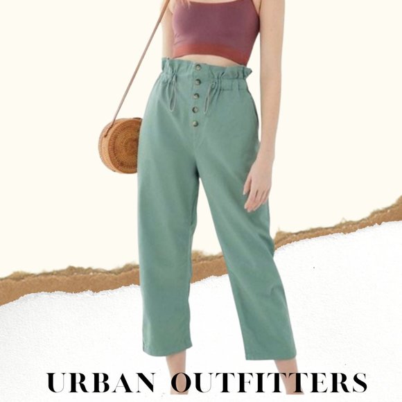 Urban Outfitters Pants - NWT Urban Outfitters High Waisted Paperbag Pants Small Petite